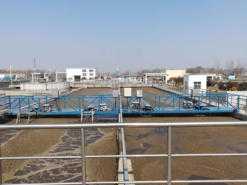 推流曝氣機現場(chǎng)